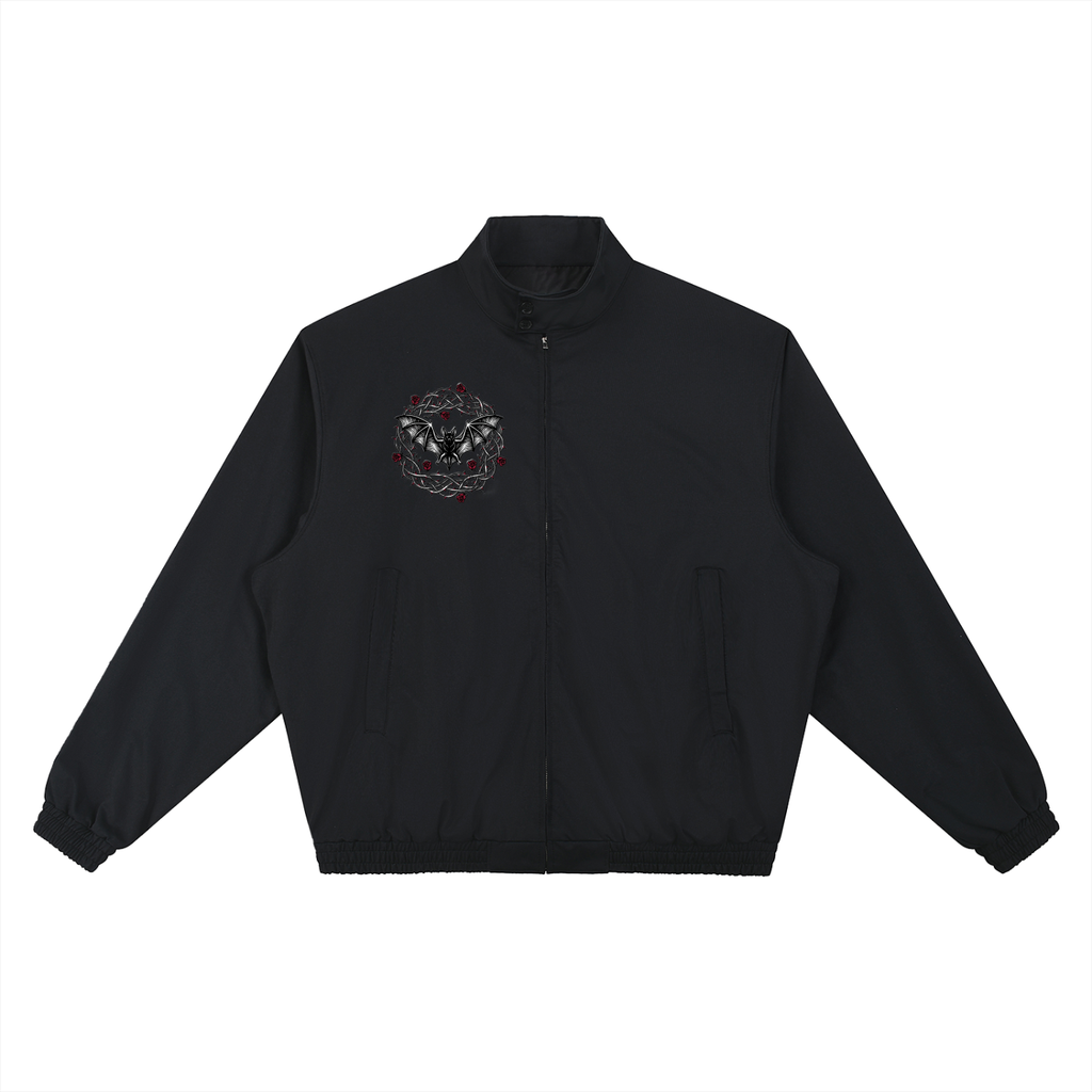GRIMHOLD Bat & Thorn Bomber Jacket