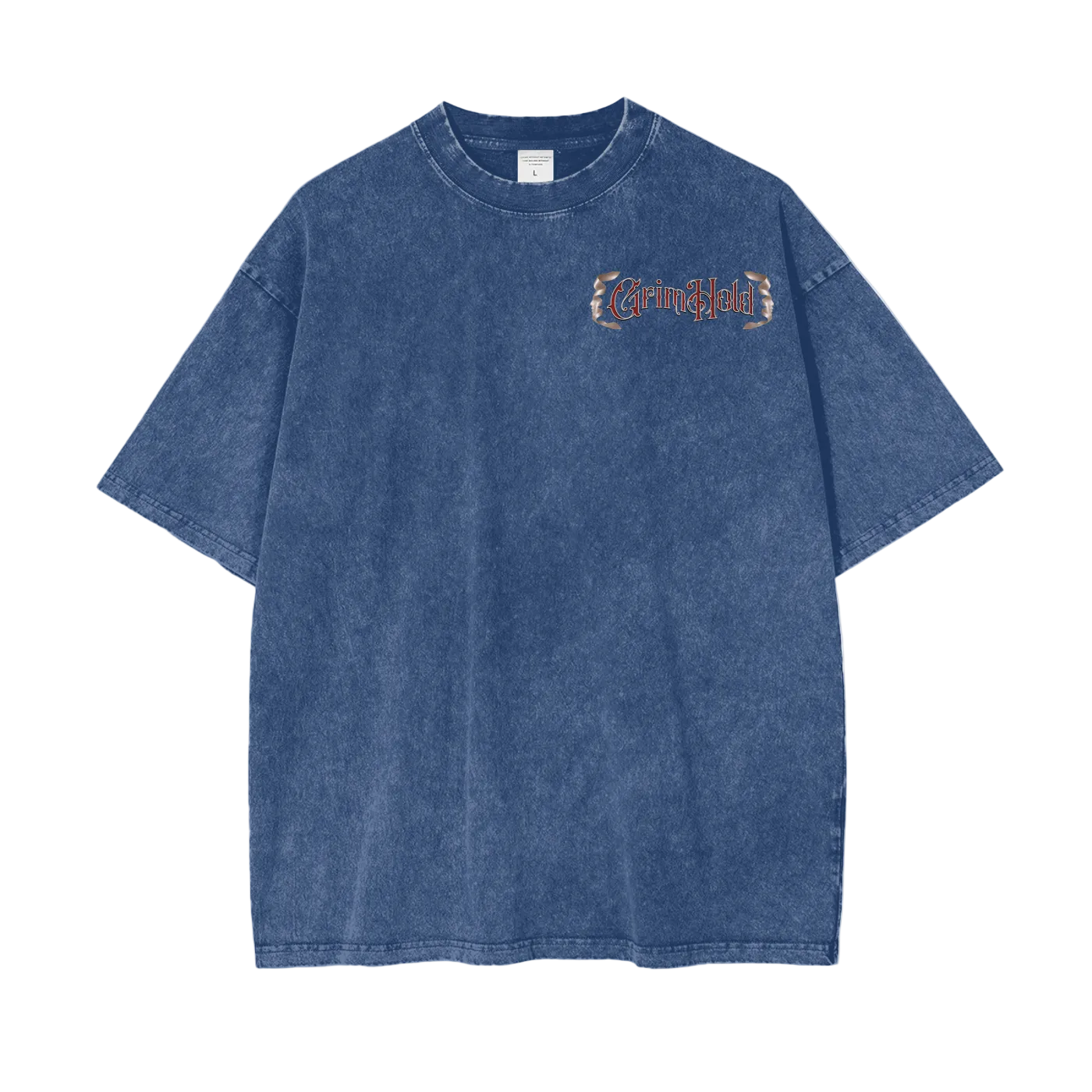 Grim Oversize Snow Washed T-Shirt